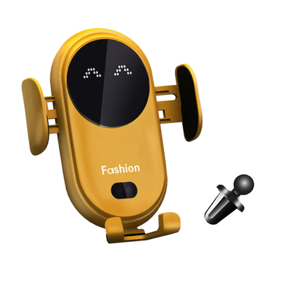 Car Wireless Charger Phone Holder Auto-Sensing Car Phone Holder 10W Charging Car Air Vent Mount,for All Phones (Yellow)
Car Wireless Charger Phone Holder Auto-Sensing Car Phone Holder 10W Charging Car Air Vent Mount,for All Phones (Yellow)