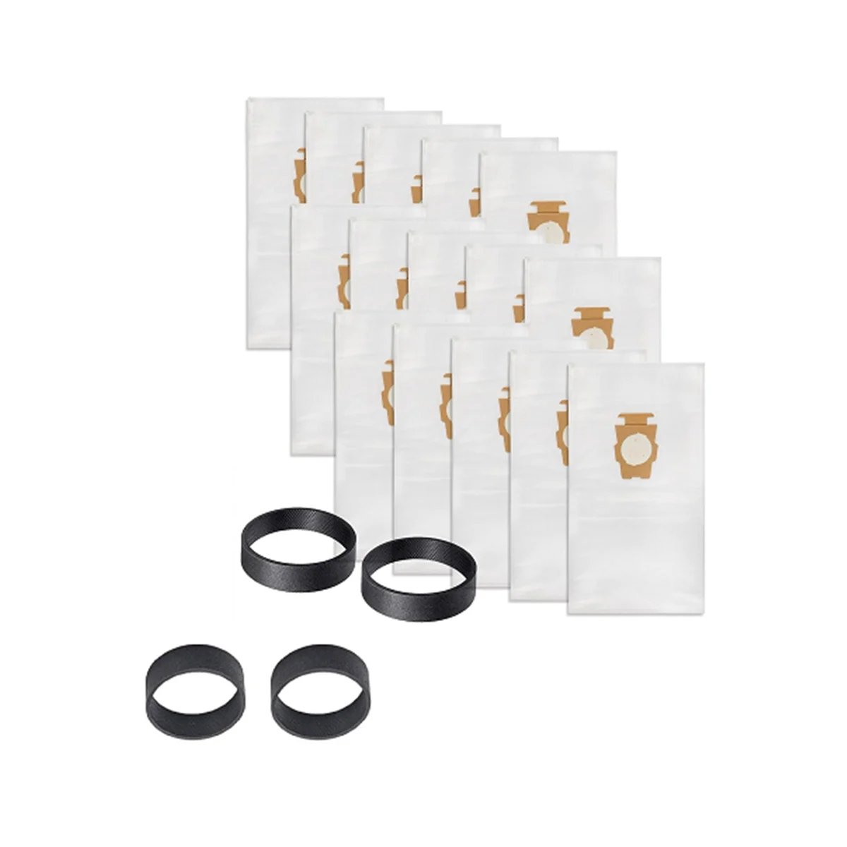 15Pack 204814 Vacuum Cleaner Bags for Kirby Vacuum Bags 205811 Style F,204811,204814,for All Kirby Generation G+4Belts
15Pack 204814 Vacuum Cleaner Bags for Kirby Vacuum Bags 205811 Style F,204811,204814,for All Kirby Generation G+4Belts