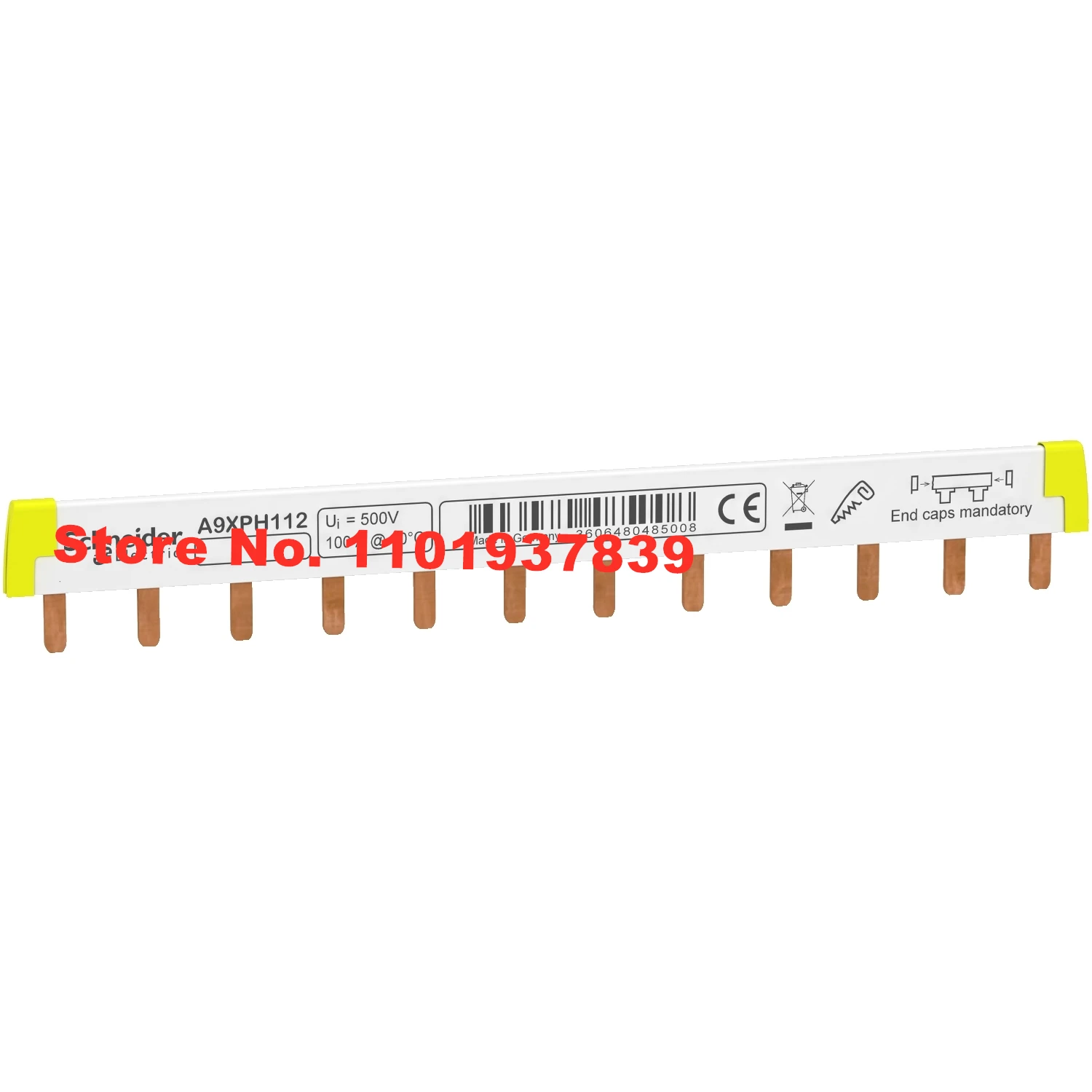 A9XPH112 12x18mm Comb Busbar 12 Channel Use for Schneider 1P MCB Miniature Circuit Breaker
A9XPH112 12x18mm Comb Busbar 12 Channel Use for Schneider 1P MCB Miniature Circuit Breaker