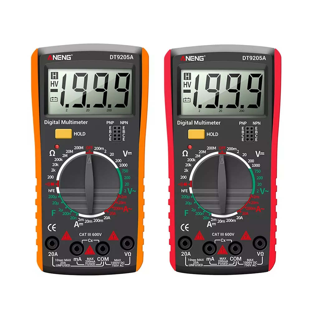 LCD Digital Multimeter Portable AC DC Volt Voltmeter Ammeter Ohm Voltage Capacitance Resistance Tester Meter Tools
LCD Digital Multimeter Portable AC DC Volt Voltmeter Ammeter Ohm Voltage Capacitance Resistance Tester Meter Tools