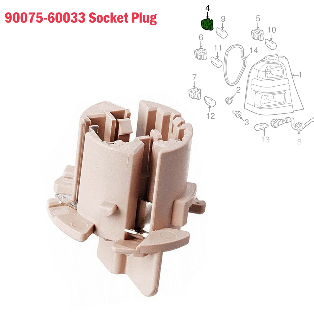 Car Highlander Left Or Right Plug Socket For Toyota 4Runner Highlander Light Lamp Rear Left/Right Plug Socket 90075-60033
Car Highlander Left Or Right Plug Socket For Toyota 4Runner Highlander Light Lamp Rear Left/Right Plug Socket 90075-60033