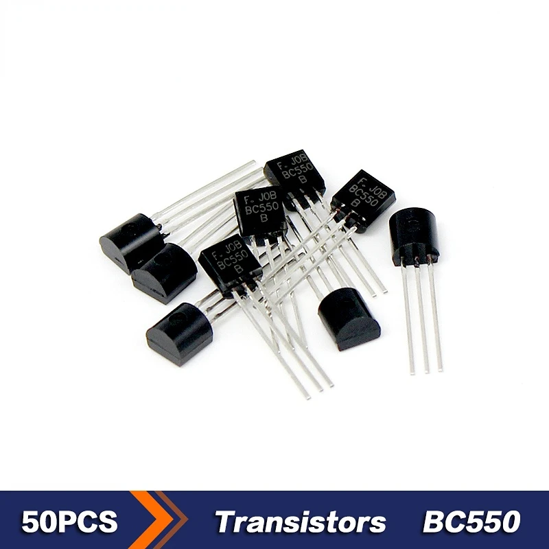 50PCS NPN Transistors BC550 45V 0.1A Triode New original Electronic component chips
50PCS NPN Transistors BC550 45V 0.1A Triode New original Electronic component chips