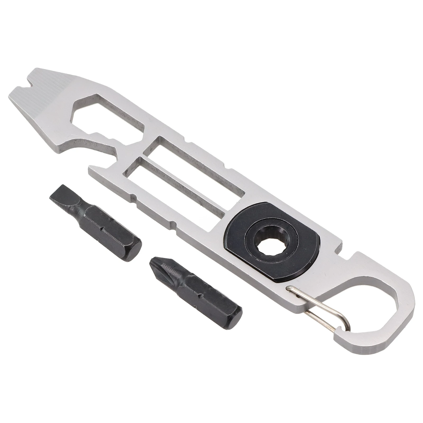 Portable Camping Multifunctional Crowbar, Rust resistant Stainless Steel, Includes Bottle Opener, Wrench, and More
Portable Camping Multifunctional Crowbar, Rust resistant Stainless Steel, Includes Bottle Opener, Wrench, and More