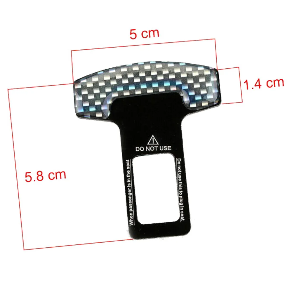 2pcs Car Seat Belt Buckle Genuine Carbon Fiber + Aluminum Alloy Easy To Install Durable Universal For Most Cars, Trucks, Etc.
2pcs Car Seat Belt Buckle Genuine Carbon Fiber + Aluminum Alloy Easy To Install Durable Universal For Most Cars, Trucks, Etc.