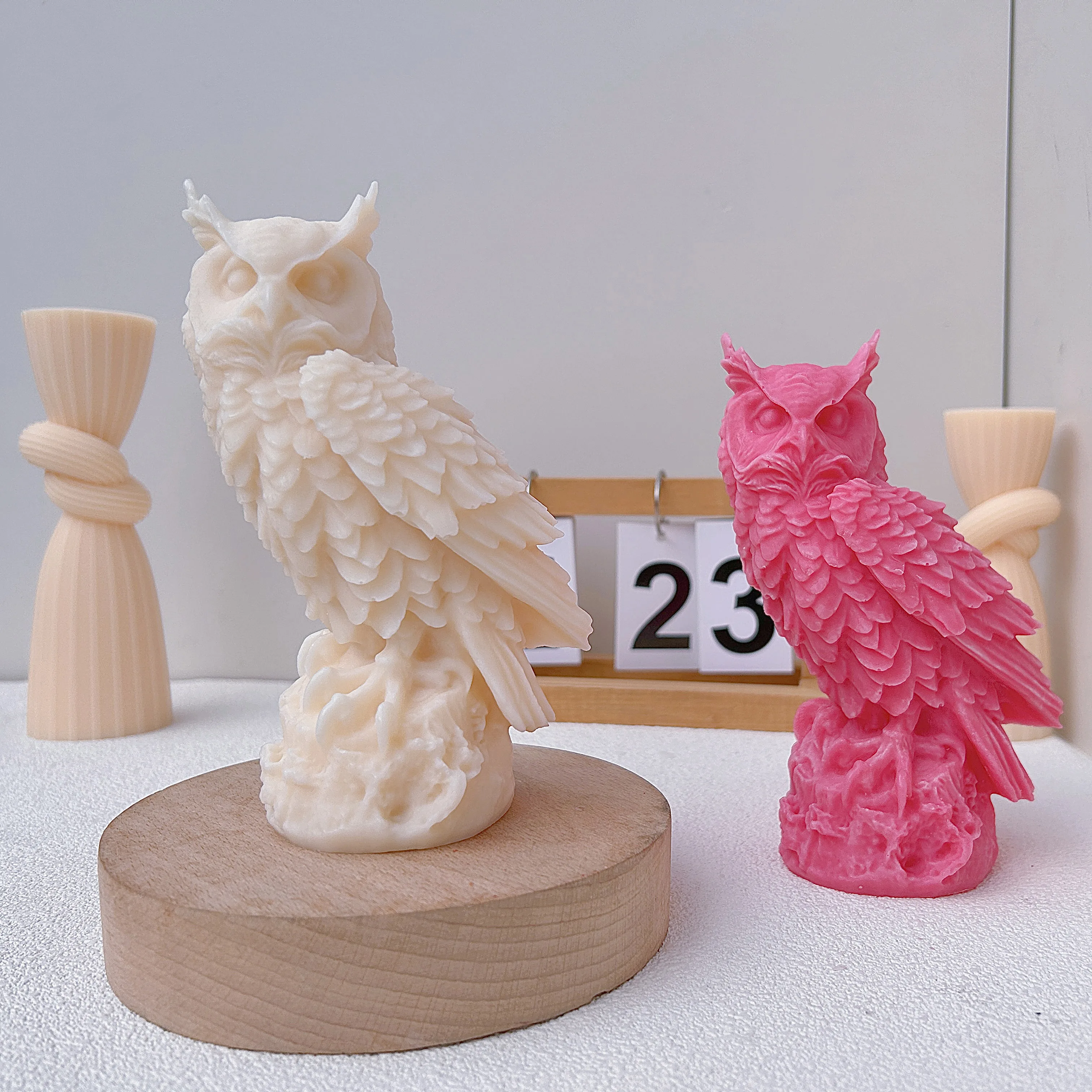 Large 3D Owl Candle Silicone Mold Diy Cute Bird Candle Mold Production Gypsum Soap Craft Resin Mold Home Decoration Gifts
Large 3D Owl Candle Silicone Mold Diy Cute Bird Candle Mold Production Gypsum Soap Craft Resin Mold Home Decoration Gifts
