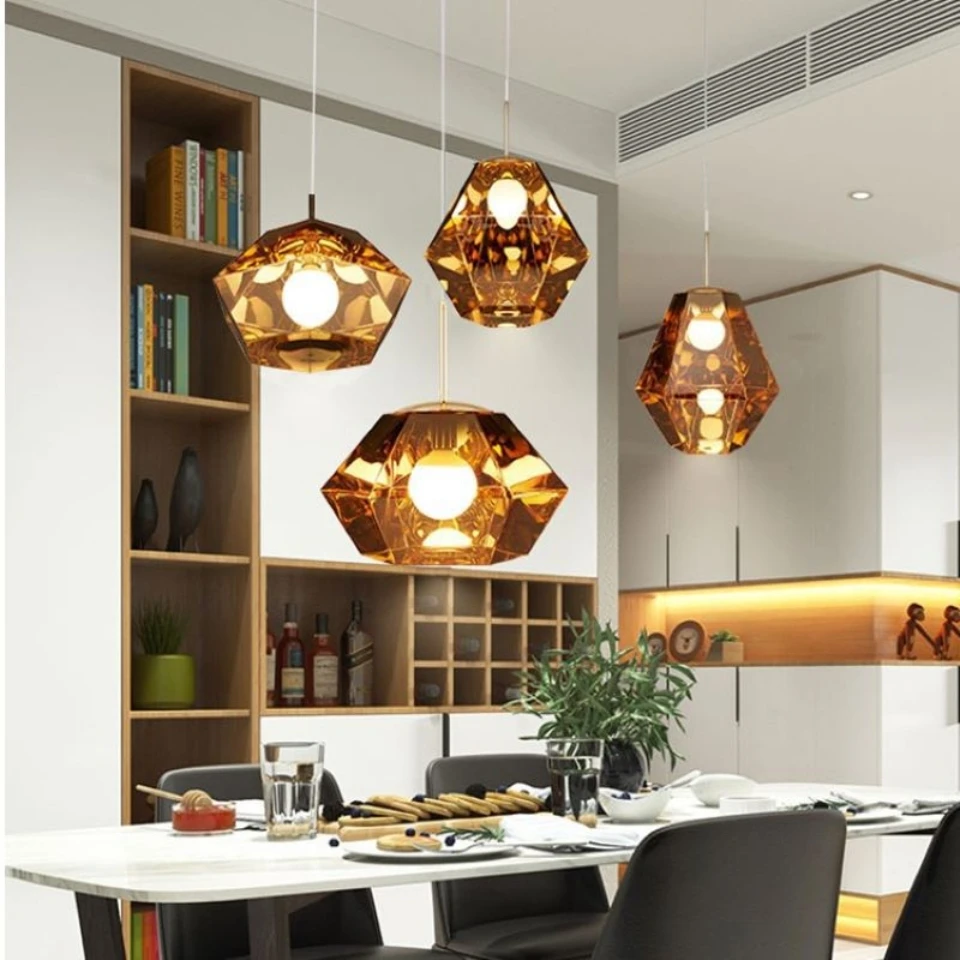 Скандинавская версия-роскошная стеклянная Подвесная лампа, Современное украшение для столовой, кафе, бара, задний светильник для гостиной, кухни
Скандинавская версия-роскошная стеклянная Подвесная лампа, Современное украшение для столовой, кафе, бара, задний светильник для гостиной, кухни