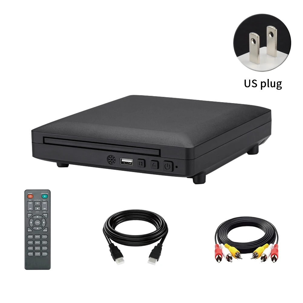 DVD Player Professional CD Audio Theatre System Video 1080P HD Entertainment Movie For TV Eye Caring Home With AV Cable Media
DVD Player Professional CD Audio Theatre System Video 1080P HD Entertainment Movie For TV Eye Caring Home With AV Cable Media