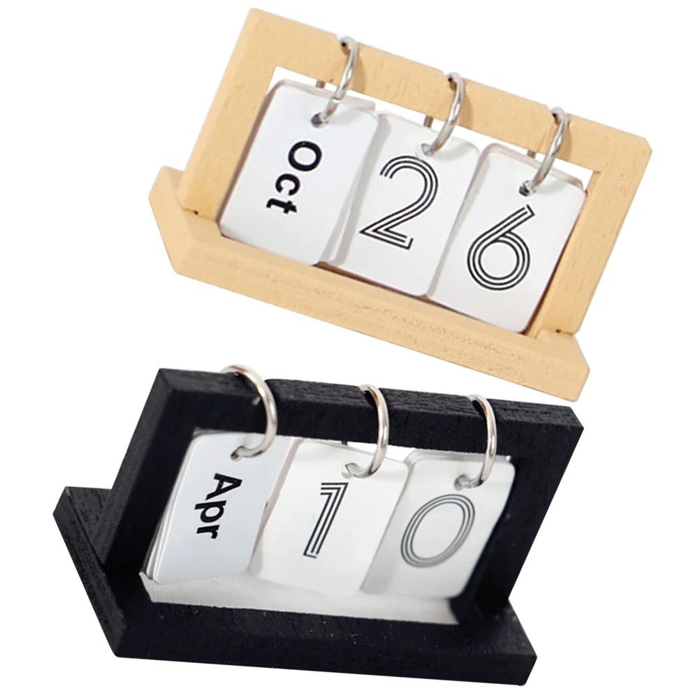 2 Pcs Dollhouse Calendar Desktop Mini Decoration Standing Props Accessories Monthly Alloy
2 Pcs Dollhouse Calendar Desktop Mini Decoration Standing Props Accessories Monthly Alloy