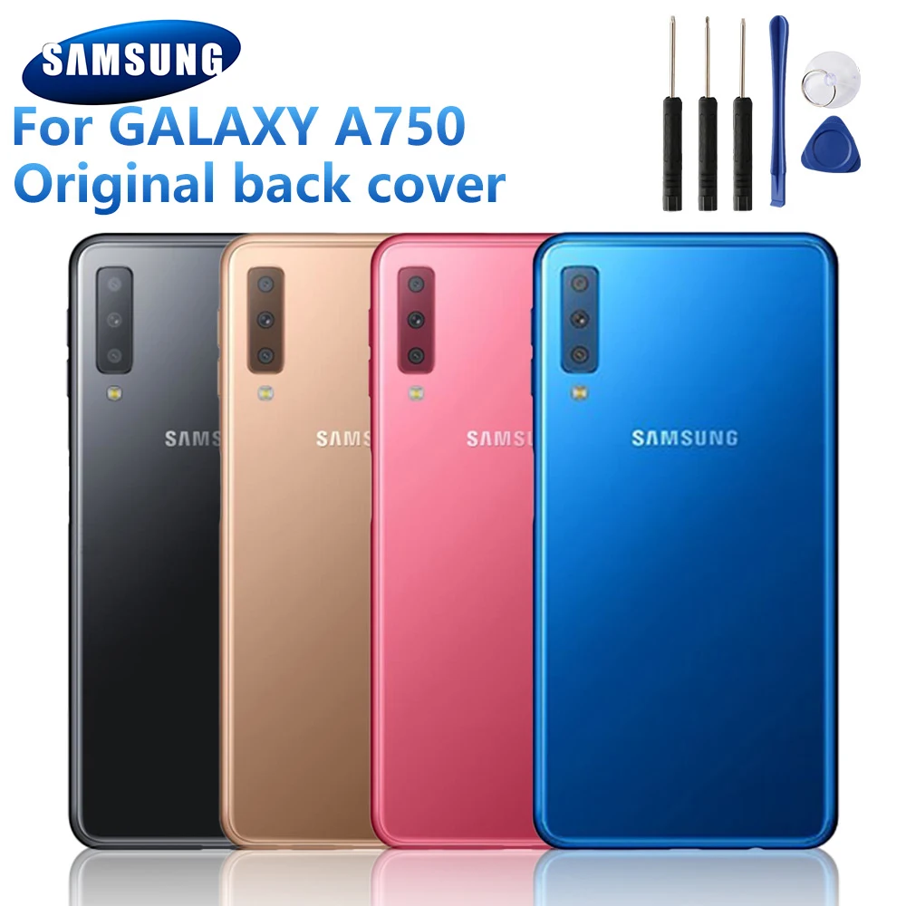 Samsung Original Battery Glass Back Cover Door For Samsung Galaxy A7 2018 Version SM-A730x A730x SM-A750 Rear Housing Back Cover
Samsung Original Battery Glass Back Cover Door For Samsung Galaxy A7 2018 Version SM-A730x A730x SM-A750 Rear Housing Back Cover