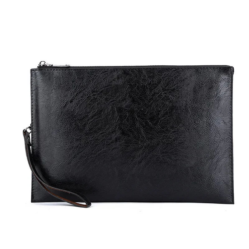 Fashion Style Pack Envelope Handbag Clutch Business Simple Men's Leisure Bag Leather Wrist Bag Male Zipper Stylish Bag Soft
Fashion Style Pack Envelope Handbag Clutch Business Simple Men's Leisure Bag Leather Wrist Bag Male Zipper Stylish Bag Soft