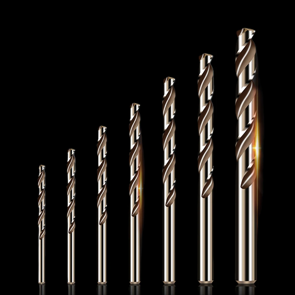 10pcs Drill Bit HSS M35 Cobalt Drill Bit 1-6mm For Metal Stainless Steel Drilling Cutter Drill Set Drill Accessories
10pcs Drill Bit HSS M35 Cobalt Drill Bit 1-6mm For Metal Stainless Steel Drilling Cutter Drill Set Drill Accessories