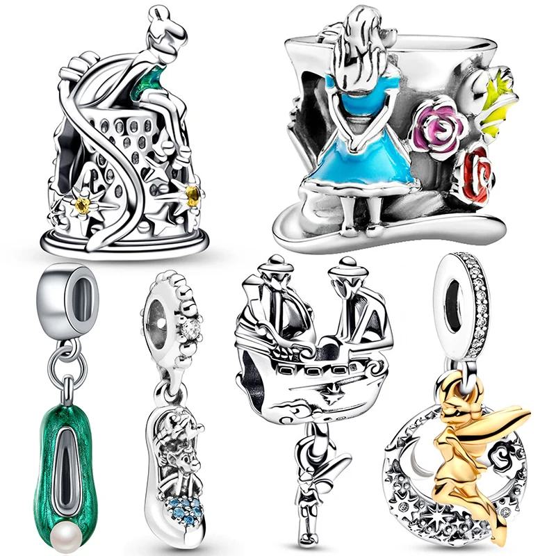 Fit Pandora Disney Tinker Bell Celestial Night Charm Celestial Thimble Beads for Women Jewelry Captain Hook Pirate Ship Bracelet
Fit Pandora Disney Tinker Bell Celestial Night Charm Celestial Thimble Beads for Women Jewelry Captain Hook Pirate Ship Bracelet