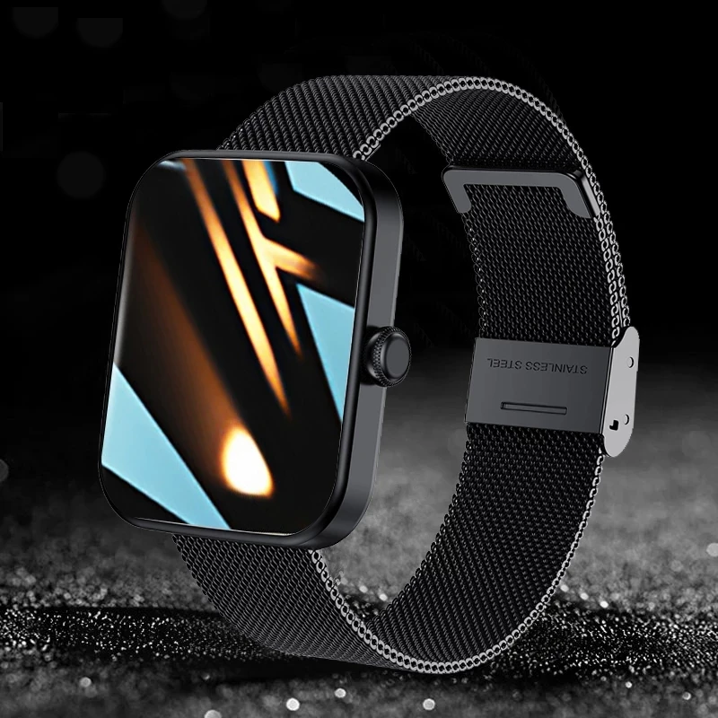 

Новинка 2023, мужские Смарт-часы с Bluetooth и функцией вызова, экран 1,96 дюйма HD, вращающаяся кнопка, пульсометр, спортивные водонепроницаемые Смарт-часы для фитнеса