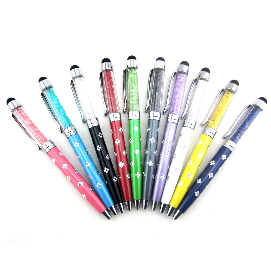 1000pcs/lot Christmas Gift Ballpoint pen 2 in 1Crystal Capacitive Touch Stylus Ball Pen for ipad iPhone 6 5 4 G S HTC Samsung
1000pcs/lot Christmas Gift Ballpoint pen 2 in 1Crystal Capacitive Touch Stylus Ball Pen for ipad iPhone 6 5 4 G S HTC Samsung