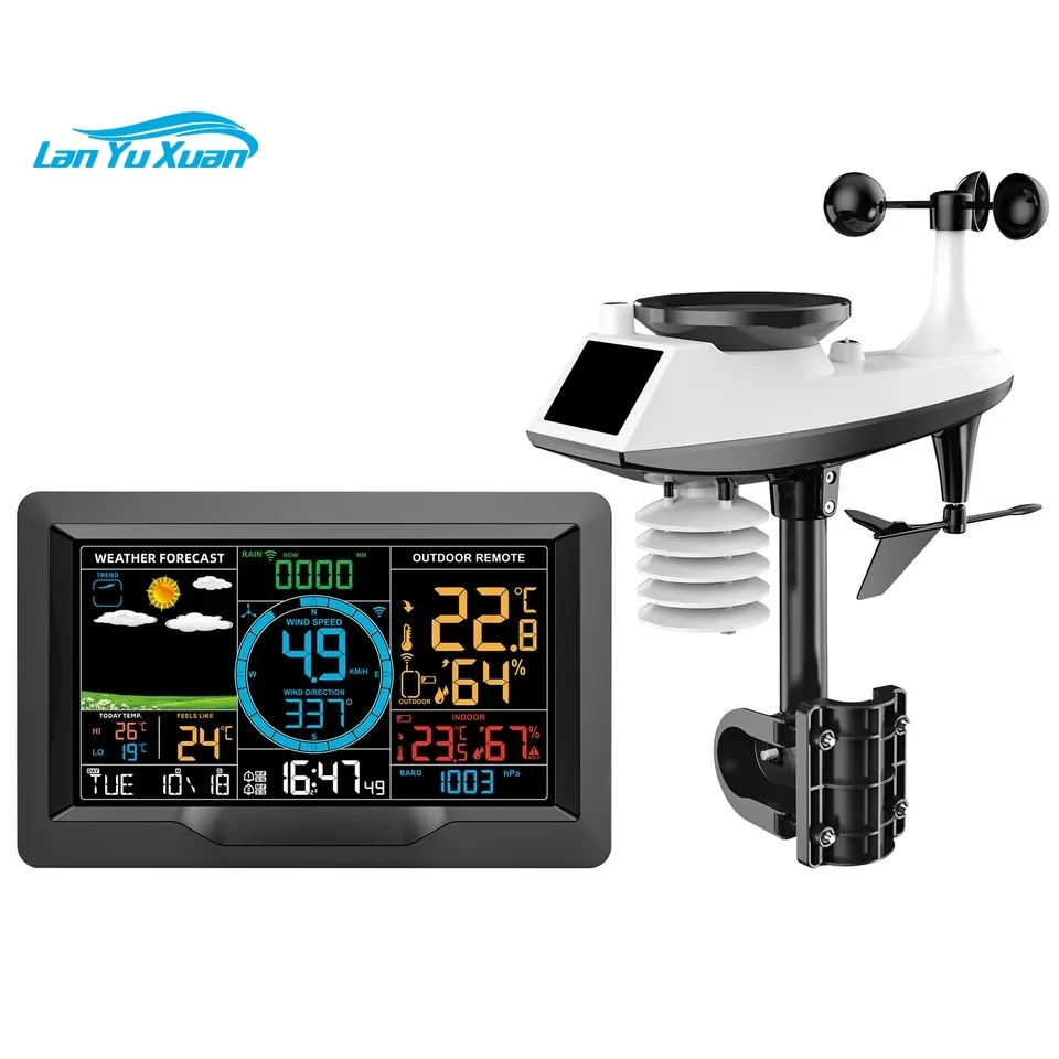 Colorful Home Wireless Weather Station with wind speed direction Professional Weather Stations 0 to 9999mm Weather Station
Colorful Home Wireless Weather Station with wind speed direction Professional Weather Stations 0 to 9999mm Weather Station