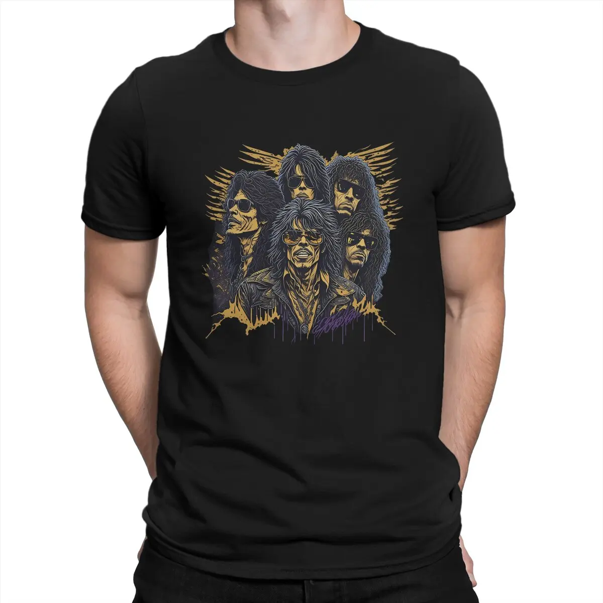 Men T-Shirt Rock And Roll Splash Awesome Pure Cotton Tees Short Sleeve Embrace T Shirt O Neck Clothing Birthday Present
Men T-Shirt Rock And Roll Splash Awesome Pure Cotton Tees Short Sleeve Embrace T Shirt O Neck Clothing Birthday Present