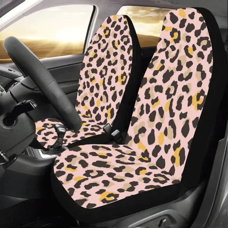 Pink Leopard Car Seat Covers 2 pc, Animal Print Cheetah Pattern Front Seat Covers, Car SUV Seat Protector
Pink Leopard Car Seat Covers 2 pc, Animal Print Cheetah Pattern Front Seat Covers, Car SUV Seat Protector