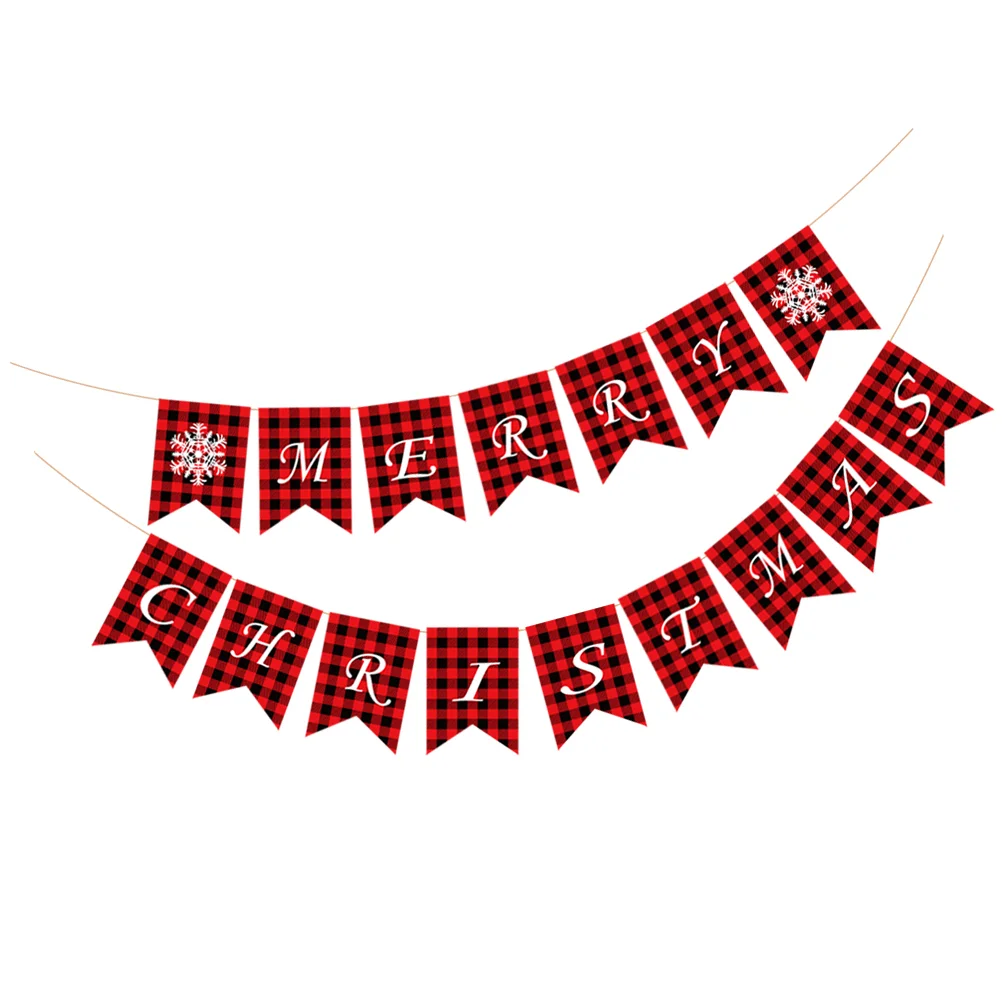 Banner Christmas Bunting Xmas Holiday Checkered Plaid Ceiling Garland Rustic Fireplace String Tree Flag
Banner Christmas Bunting Xmas Holiday Checkered Plaid Ceiling Garland Rustic Fireplace String Tree Flag
