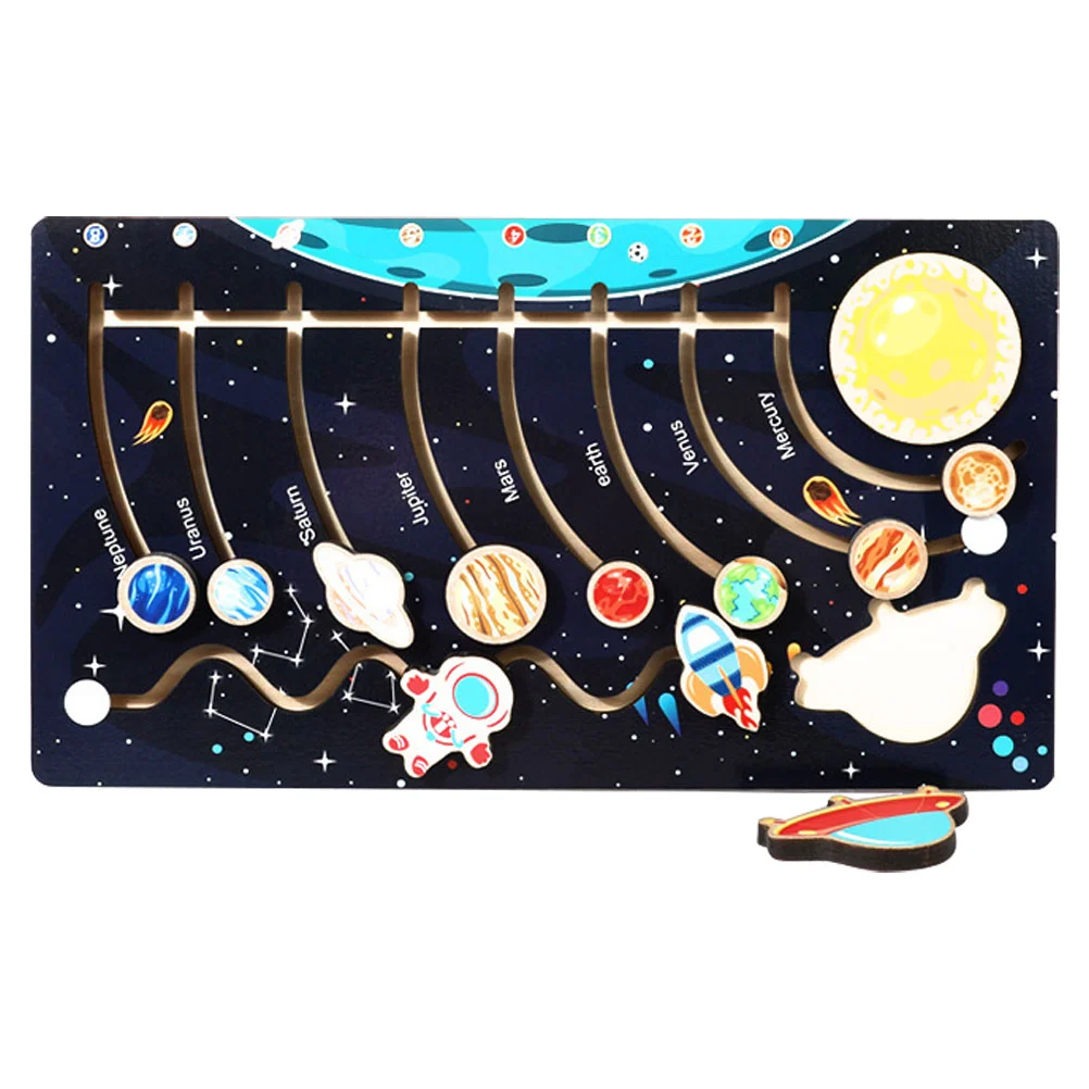 Children Toys Solar System Wood Puzzle Wooden It Can Move Planets for Kids Preschool
Children Toys Solar System Wood Puzzle Wooden It Can Move Planets for Kids Preschool