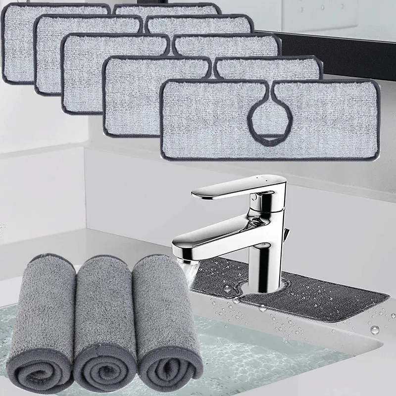 Microfiber Splash Faucet Absorbent Mat Sink Kitchen Bathroom Splash Guard Catcher Countertop Protector Countertop Waterproof Pad
Microfiber Splash Faucet Absorbent Mat Sink Kitchen Bathroom Splash Guard Catcher Countertop Protector Countertop Waterproof Pad