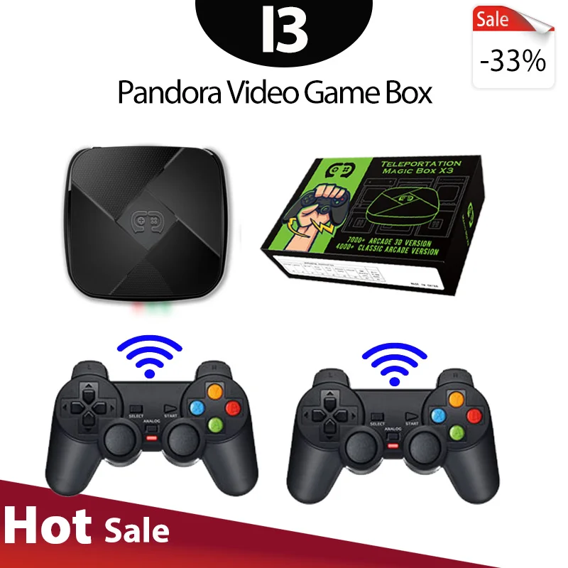 2022 New Pandora Box Retro Video Game Console I3 4K HD Output 10000Games 2.4G Wireless Controllers 32Simulators PS1 Kids Gifts
2022 New Pandora Box Retro Video Game Console I3 4K HD Output 10000Games 2.4G Wireless Controllers 32Simulators PS1 Kids Gifts