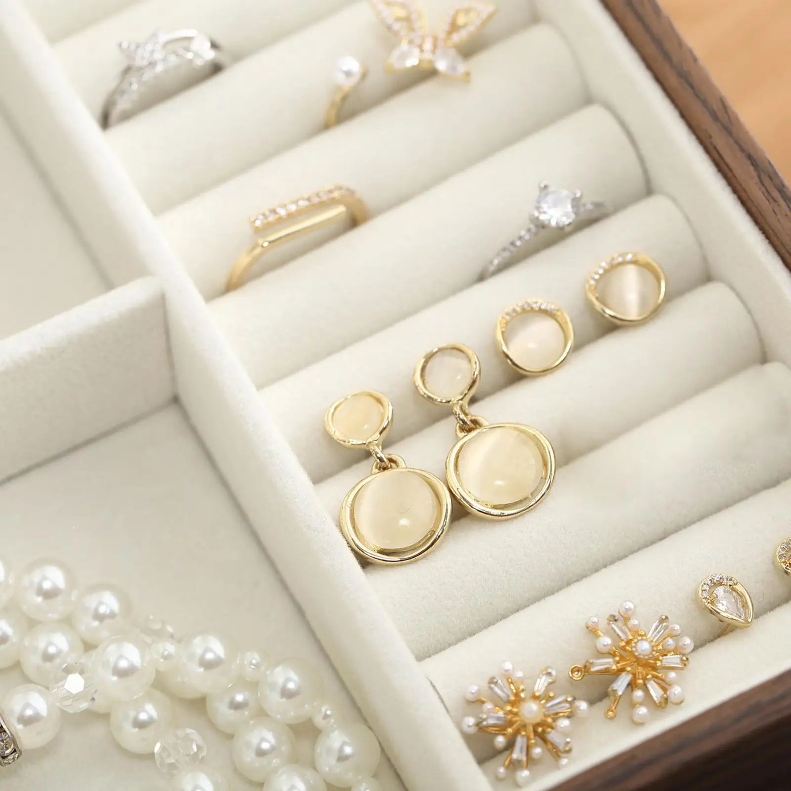 Jewelry Storage Tray Box Earring Organizer Jewelry Accessories for Ring
Jewelry Storage Tray Box Earring Organizer Jewelry Accessories for Ring