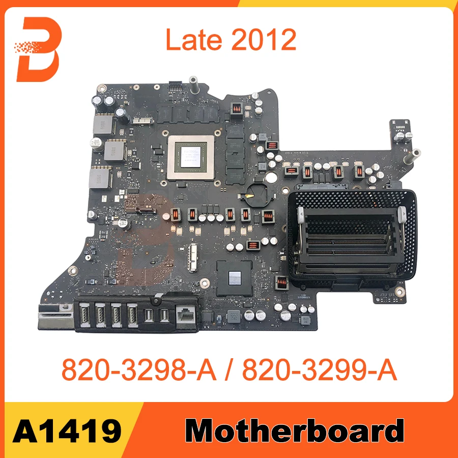 Оригинальная материнская плата A1419, логическая плата 661-7157 820-3299-A 820-3298-A Для iMac 27 дюймов, графическая карта GTX675MX 680MX, конец 2012
Оригинальная материнская плата A1419, логическая плата 661-7157 820-3299-A 820-3298-A Для iMac 27 дюймов, графическая карта GTX675MX 680MX, конец 2012