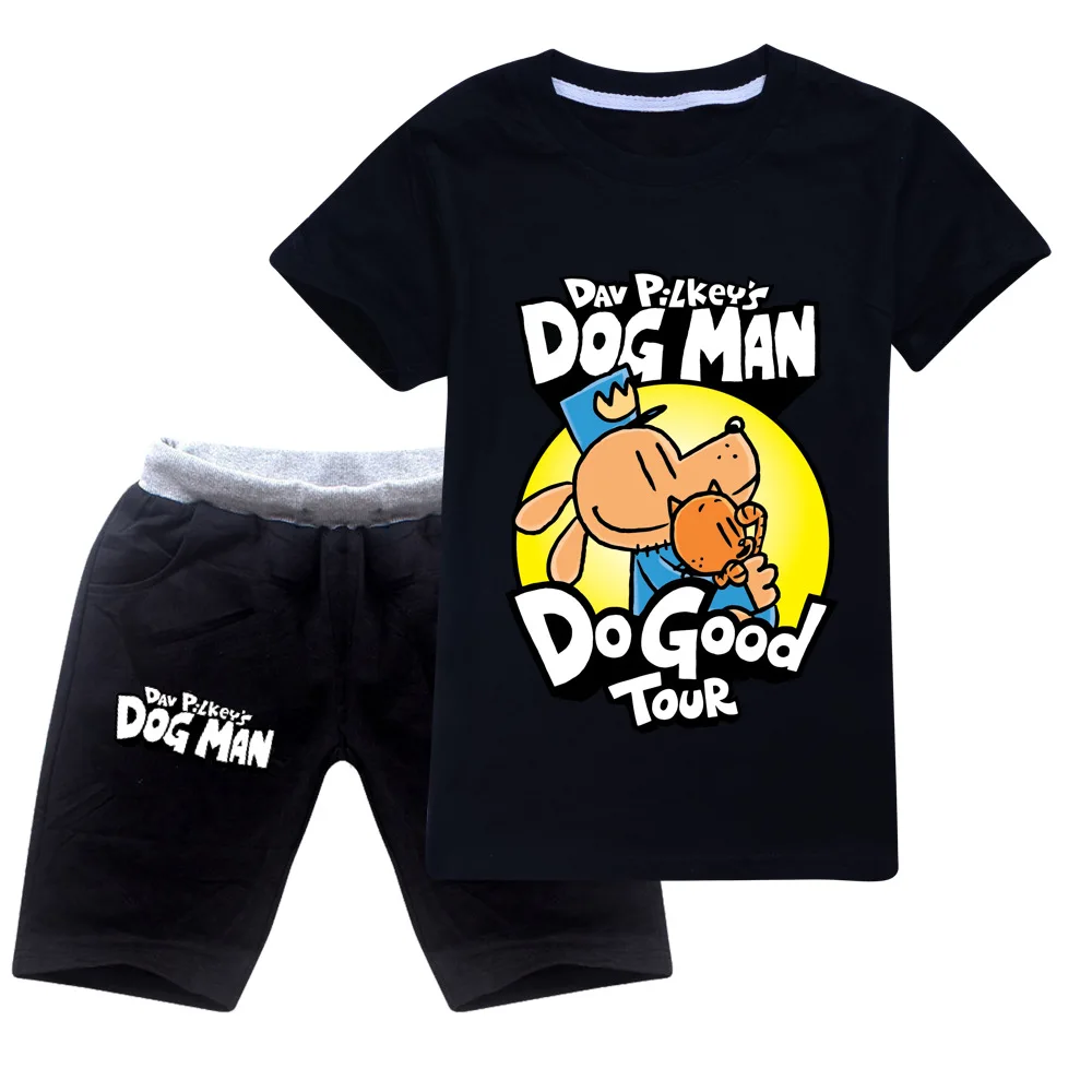 Dog Man Girls Boys Clothes Set Summer Kids Tshirt Pants Casual Sport Suits 2pcs Dogman Tracksuit Outfits Children's Clothes
Dog Man Girls Boys Clothes Set Summer Kids Tshirt Pants Casual Sport Suits 2pcs Dogman Tracksuit Outfits Children's Clothes