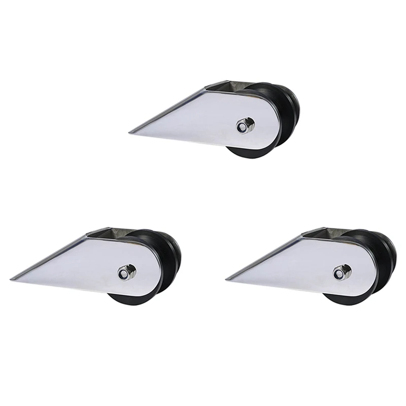 3-х дюймовый морской якорный роликовый Кронштейн из нержавеющей стали для яхты (черный)