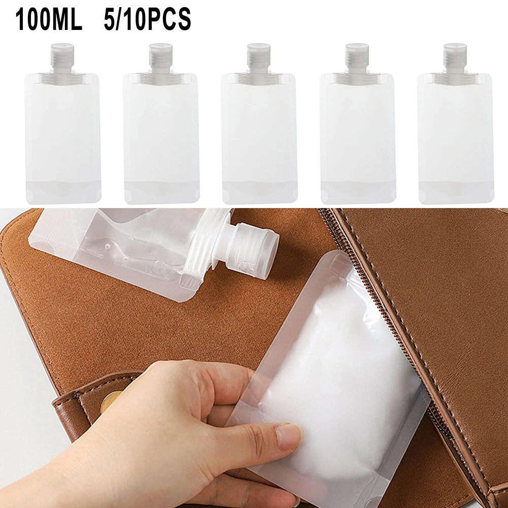 5/10Pcs Fluid Makeup Packing Bag PET Travel Portable Transparent Liquid Sub-Packaging Bags Refillable Shampoo Lotion Dispenser
5/10Pcs Fluid Makeup Packing Bag PET Travel Portable Transparent Liquid Sub-Packaging Bags Refillable Shampoo Lotion Dispenser