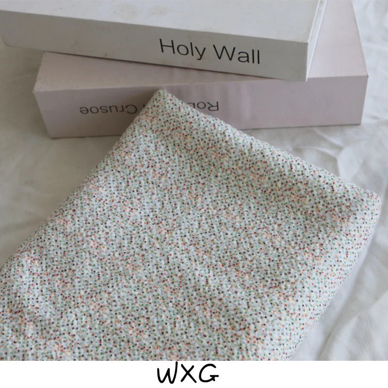 Korean Style Heavy Industry Fresh Color Dot Printing Woven Wool Clothing Fabrics Cloth DIY
Korean Style Heavy Industry Fresh Color Dot Printing Woven Wool Clothing Fabrics Cloth DIY