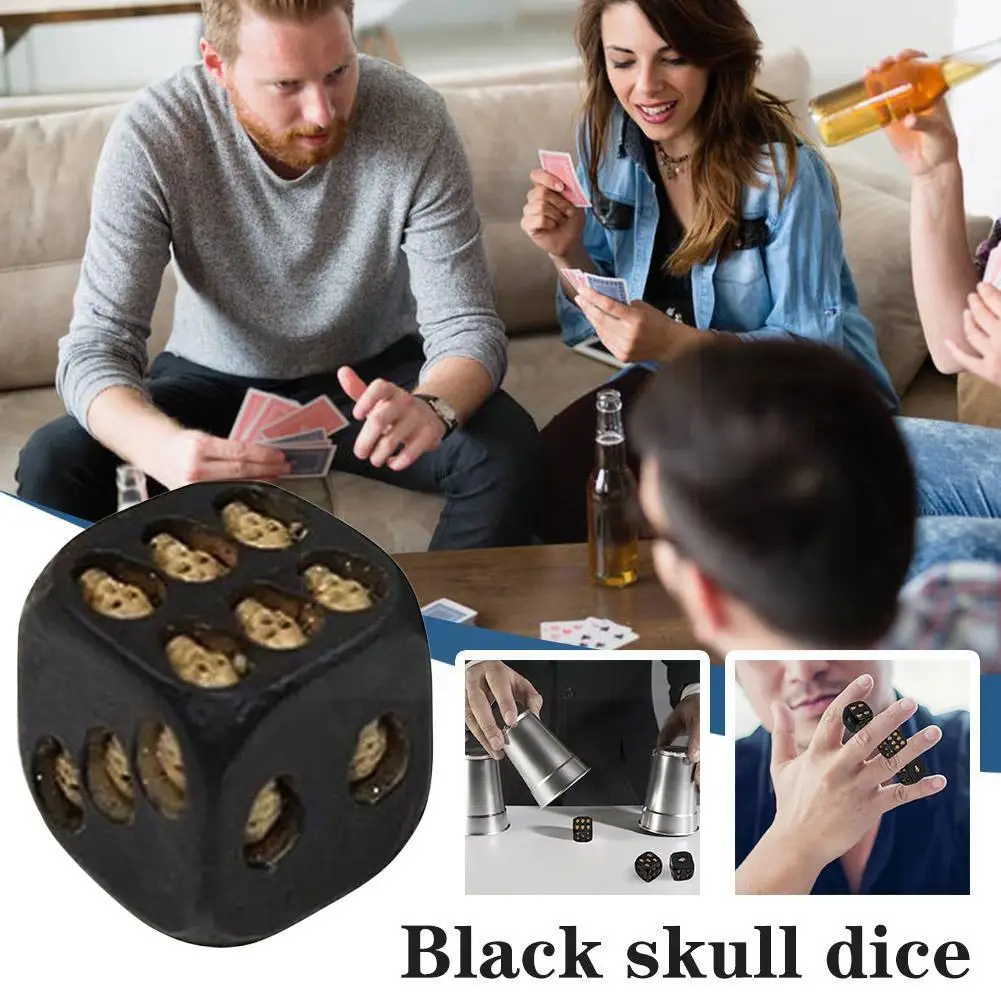 1pc Funny Design Skull Dice Gambling Dice Tower Universal Sided D6 Portable Accessory 3d Six Games Dice Skeleton Dice Q9w5
1pc Funny Design Skull Dice Gambling Dice Tower Universal Sided D6 Portable Accessory 3d Six Games Dice Skeleton Dice Q9w5