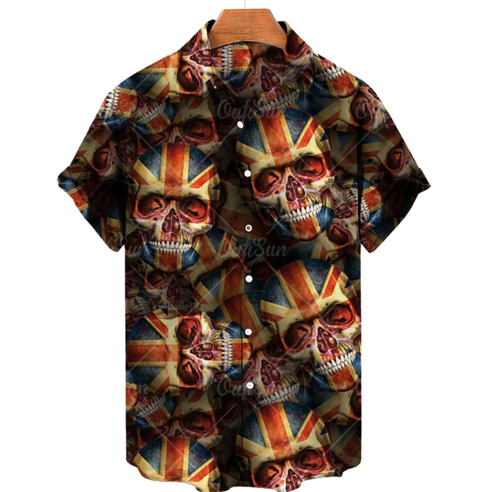 Hawaiian Men's Shirt, Shirt Printed With American Flag, Casual, Fashionable, Short Sleeved, Button, Large 5XL, 2022 Beach Top 
Hawaiian Men's Shirt, Shirt Printed With American Flag, Casual, Fashionable, Short Sleeved, Button, Large 5XL, 2022 Beach Top