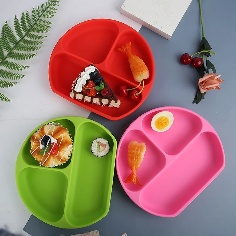 Baby Bowls Plates Food grade Silicone Dishes Suction Feeding Food Tableware Fall prevention Baby goods Integrated Kids Plate
Baby Bowls Plates Food grade Silicone Dishes Suction Feeding Food Tableware Fall prevention Baby goods Integrated Kids Plate