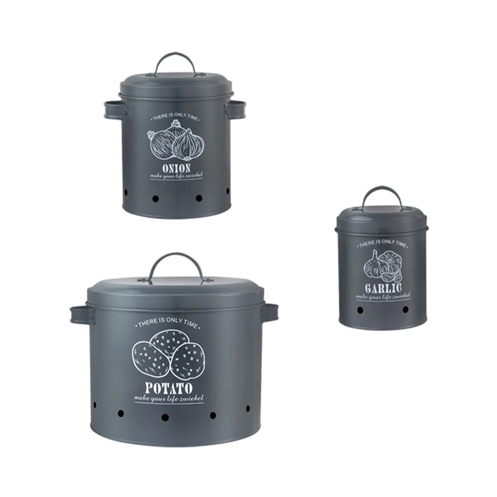 Potato Storage Onion Garlic Bin Kitchen Container Vegetable Bucket Keeper Tin Canisters Canisterpantry Jarmetal Iron Boxwith
Potato Storage Onion Garlic Bin Kitchen Container Vegetable Bucket Keeper Tin Canisters Canisterpantry Jarmetal Iron Boxwith