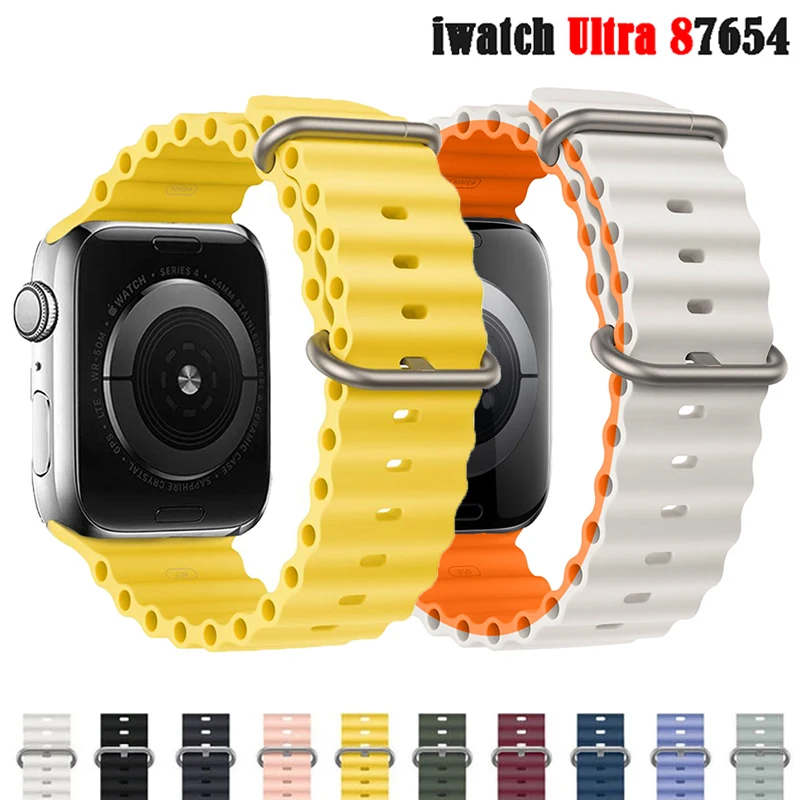 Ремешок силиконовый для Apple watch band 49 мм 45 мм 44 мм 40 мм 41 мм 42 мм 49 45 мм iWatch Ultra series 8 7 6 3 se
Ремешок силиконовый для Apple watch band 49 мм 45 мм 44 мм 40 мм 41 мм 42 мм 49 45 мм iWatch Ultra series 8 7 6 3 se