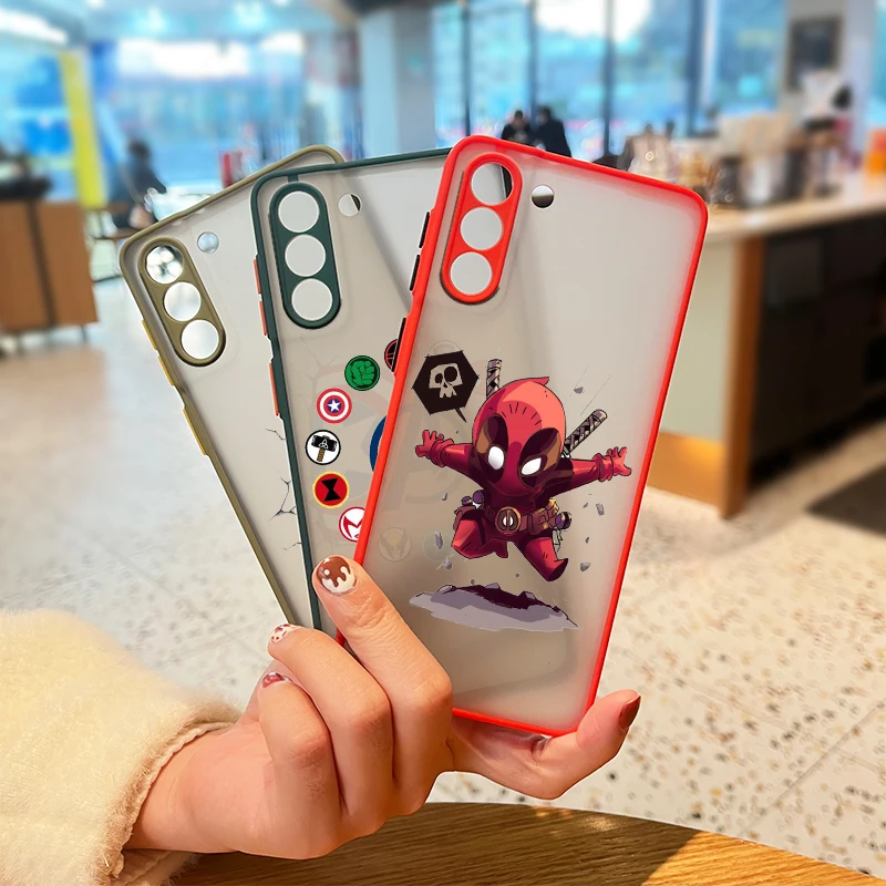Marvel Avengers shield For Samsung Galaxy S21 S20 FE Ultra Plus S10 S9 S8 5G M31S 30 20 Frosted Translucent Phone Case
Marvel Avengers shield For Samsung Galaxy S21 S20 FE Ultra Plus S10 S9 S8 5G M31S 30 20 Frosted Translucent Phone Case