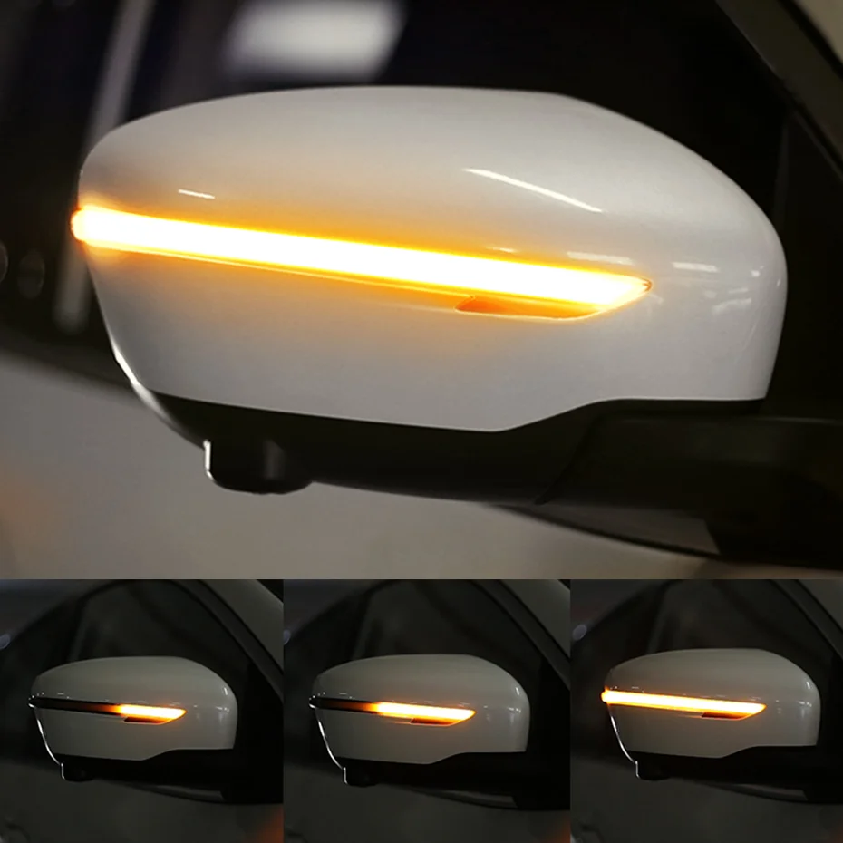 

Universal LED Car Rearview Mirror Indicator Lamp 12V Auto Headlight Strip Turn Signal Flowing Light Daylights LED Lights
