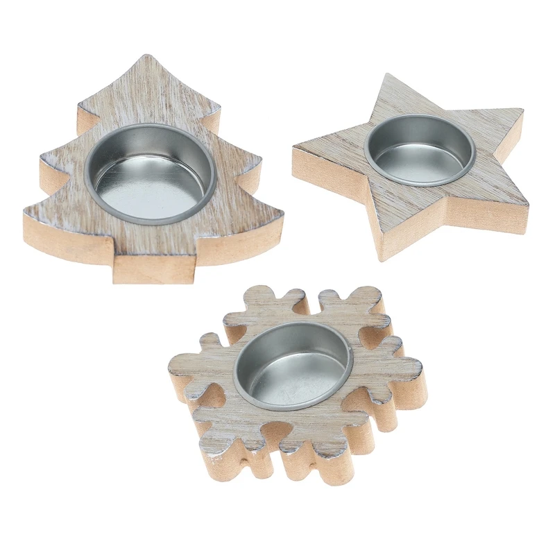 Y9RE Christmas Nordic Style Wooden Candlestick Star/ Snowflake/ Christmas Tree Window Desktop Decoration Xmas Decor Scene 
Y9RE Christmas Nordic Style Wooden Candlestick Star/ Snowflake/ Christmas Tree Window Desktop Decoration Xmas Decor Scene