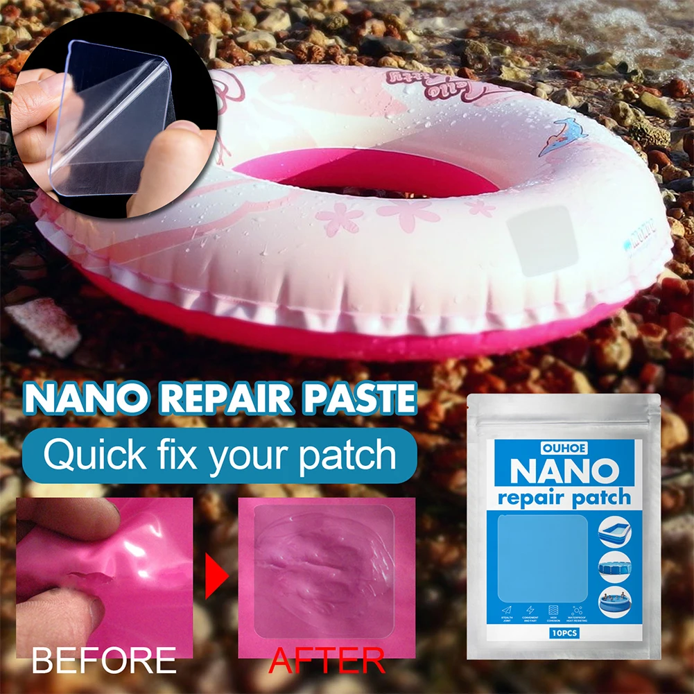 30Pcs Repair Patches Kit Self-Adhesive Transparent Repairing Tool for Inflatable Pools/Inflatable Toys/Air Beds/Tent/Raincoat
30Pcs Repair Patches Kit Self-Adhesive Transparent Repairing Tool for Inflatable Pools/Inflatable Toys/Air Beds/Tent/Raincoat