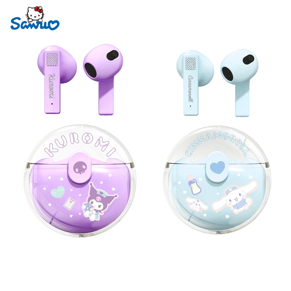 Sanrio Hello Kitty Bluetooth Headphones Kuromi True Wireless Headset My Melody Sport Noise Reduction Touch Control Game Earphone
Sanrio Hello Kitty Bluetooth Headphones Kuromi True Wireless Headset My Melody Sport Noise Reduction Touch Control Game Earphone