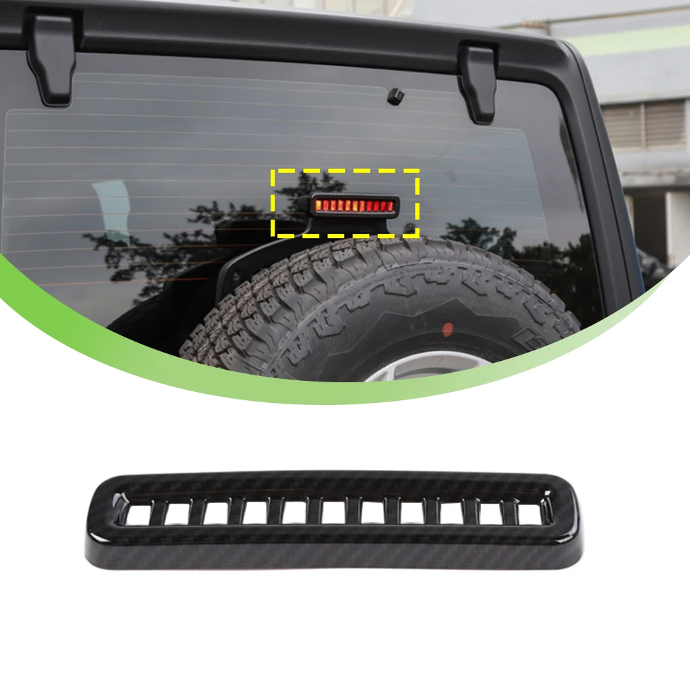 Car High Brake Light Lamp Decoration Cover Trim Sticker for Jeep Wrangler JL 2018 2019 Exterior Accessory ABS Carbon Fiber
Car High Brake Light Lamp Decoration Cover Trim Sticker for Jeep Wrangler JL 2018 2019 Exterior Accessory ABS Carbon Fiber