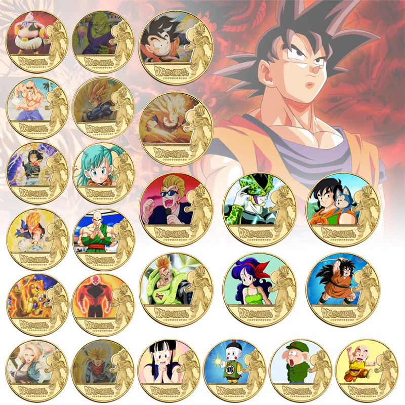 24 Style Dragon Ball Commemorative Coins Metal Crafts Gold Commemorative Coins Gift Box Anime Peripherals Medallion Gift
24 Style Dragon Ball Commemorative Coins Metal Crafts Gold Commemorative Coins Gift Box Anime Peripherals Medallion Gift