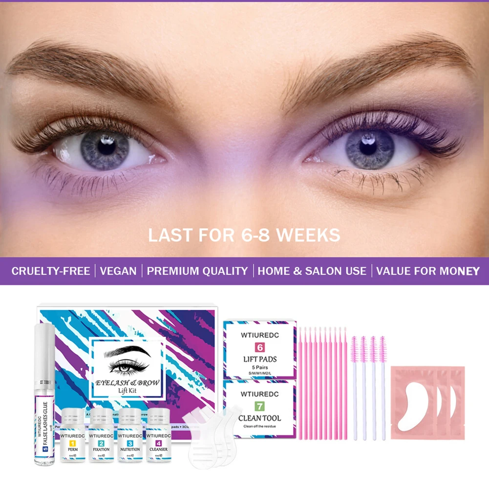 Upgraded Lifting Lashes Kit Lash Lift Curling Eyelash Perm Kit Eye Makeup Eyelash Eyebrow Dye Tint Combination Eyelash Enhancer
Upgraded Lifting Lashes Kit Lash Lift Curling Eyelash Perm Kit Eye Makeup Eyelash Eyebrow Dye Tint Combination Eyelash Enhancer