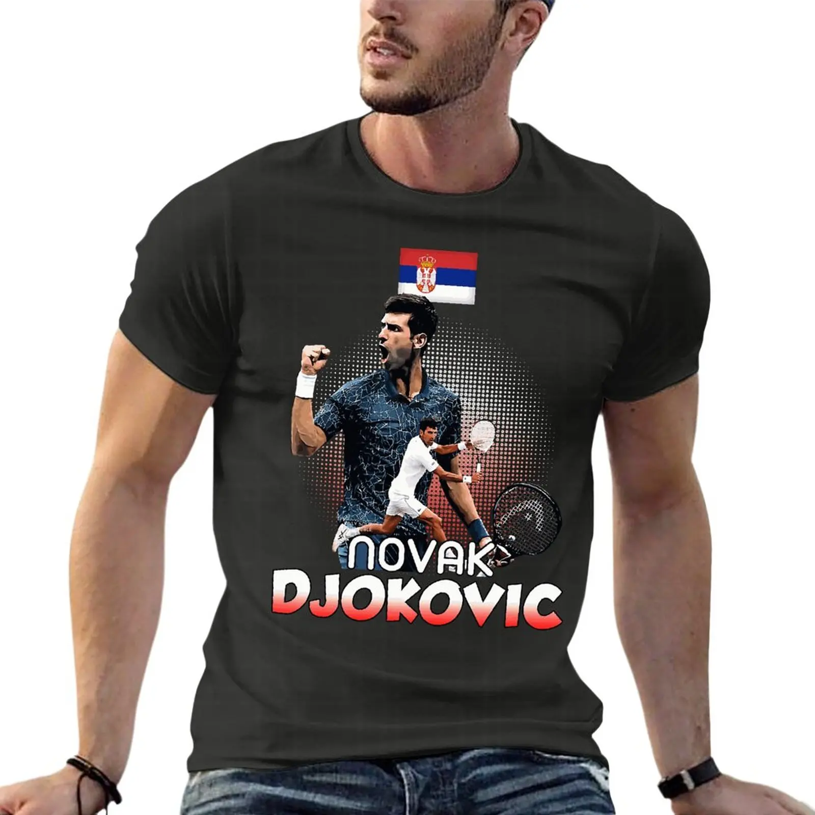 T Shirt For Men Grand Slam Tennis Novak Djokovic Oversized T-Shirt Branded Men'S Clothing Streetwear Big Size Top Tee
T Shirt For Men Grand Slam Tennis Novak Djokovic Oversized T-Shirt Branded Men'S Clothing Streetwear Big Size Top Tee