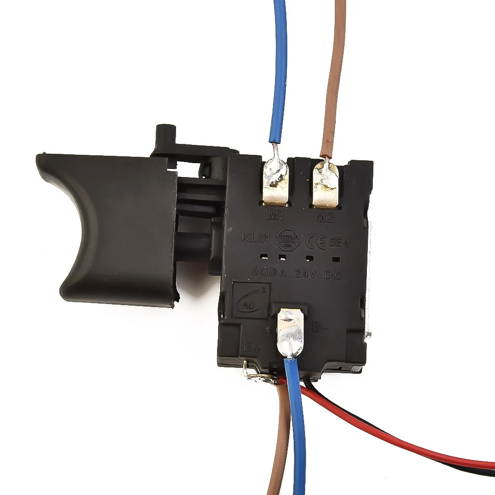 1pcs Electric Drill Control Switch DC 7.2V-24V 16A Plastic Metal For Power Tools Drill Speed Control Power Tool Accessories
1pcs Electric Drill Control Switch DC 7.2V-24V 16A Plastic Metal For Power Tools Drill Speed Control Power Tool Accessories