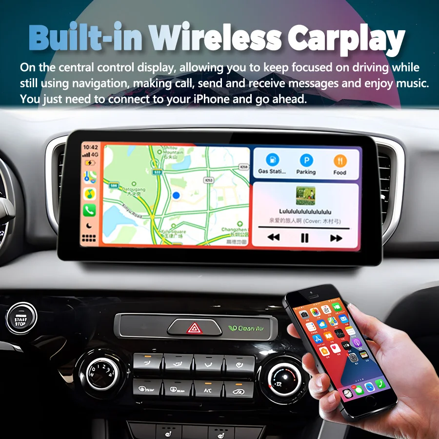 Мультимедийный автомобильный видеоплеер Carplay с широким экраном 12,3 дюйма, 2Din, радио, стерео, для KIA Sportage R 2019 2020, Android 12, GPS
Мультимедийный автомобильный видеоплеер Carplay с широким экраном 12,3 дюйма, 2Din, радио, стерео, для KIA Sportage R 2019 2020, Android 12, GPS