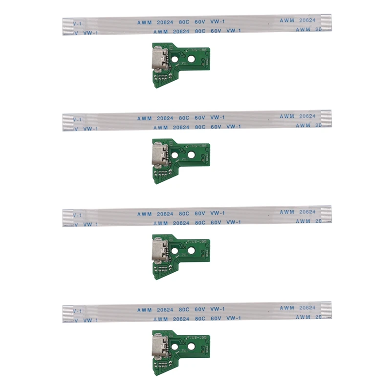 4X For SONY PS4 Controller USB Charging Port Socket Board JDS-055 5TH V5 12 Pin Cable
4X For SONY PS4 Controller USB Charging Port Socket Board JDS-055 5TH V5 12 Pin Cable