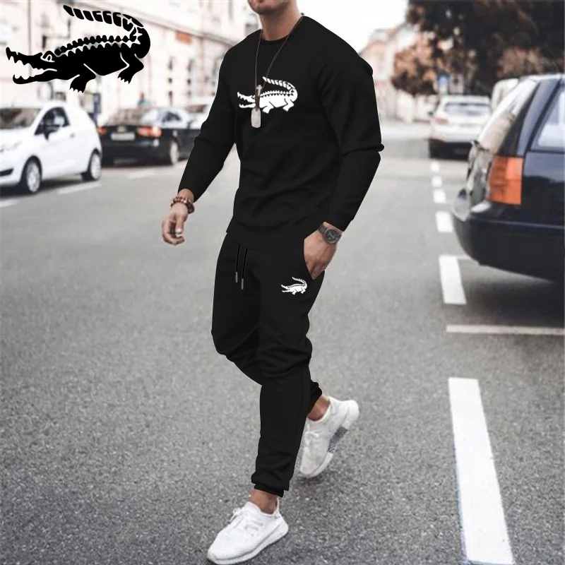 Men's Tracksuit Jogger Sportswear Casual Sweatershirts Sweatpants Streetwear Pullover Solid Color Slim fit Sports Suit Men Sets
Men's Tracksuit Jogger Sportswear Casual Sweatershirts Sweatpants Streetwear Pullover Solid Color Slim fit Sports Suit Men Sets