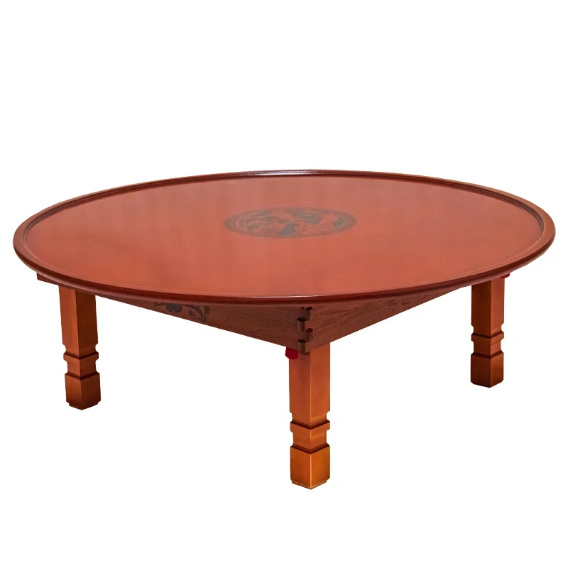 60-90cm Round Korean Coffee Table Folding Leg Asia Antique Furniture Floor Table for Dinning Traditional Living Room Wood Table 
60-90cm Round Korean Coffee Table Folding Leg Asia Antique Furniture Floor Table for Dinning Traditional Living Room Wood Table